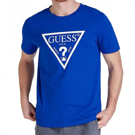 Guess pánské tričko U94M09 modré
