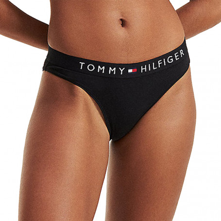 Tommy Hilfiger bavlněná tanga černá