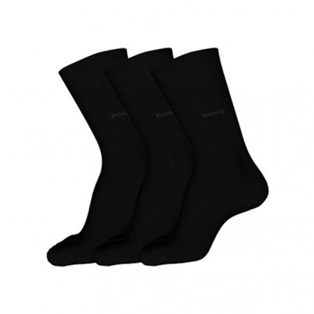 BOSS pánské ponožky 3 pack černé