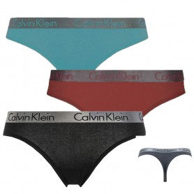 Calvin Klein tanga QD3560E 3 pack IIL